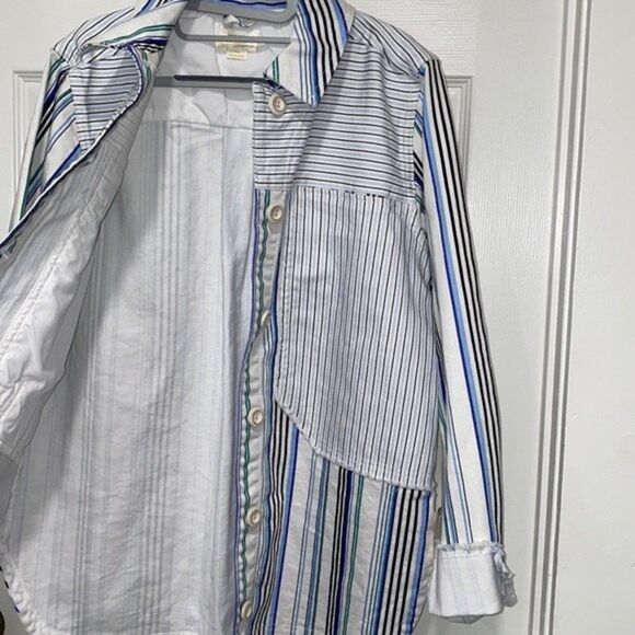 Maeve by Anthropologie Striped Shirt Jacket Womens Size Small - Picture 12 of 16